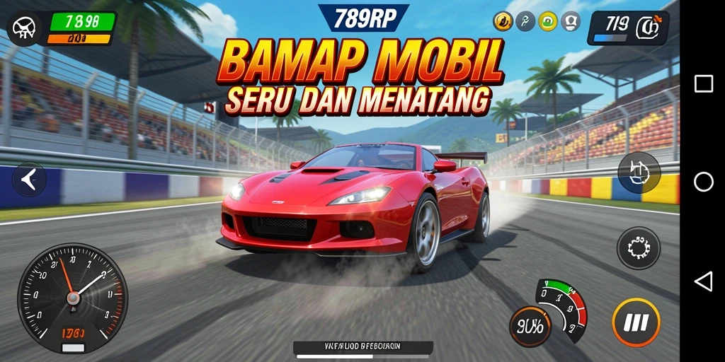 Gameplay Racing yang seru dan mendebarkan di 789RP.