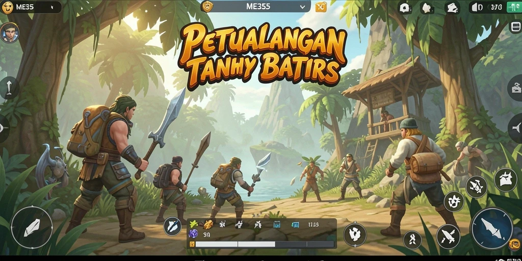 Tampilan screenshot ME355 menunjukkan dunia terbuka yang luas dan penuh petualangan.