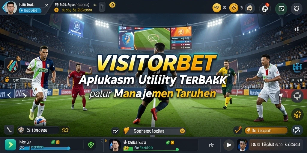 Tampilan antarmuka VISITORBET yang sederhana dan intuitif untuk pengelolaan taruhan.